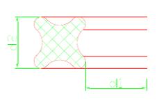 星形橡胶密封圈截面图