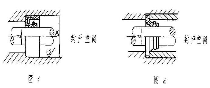 橡胶皮碗与组件的固定方法